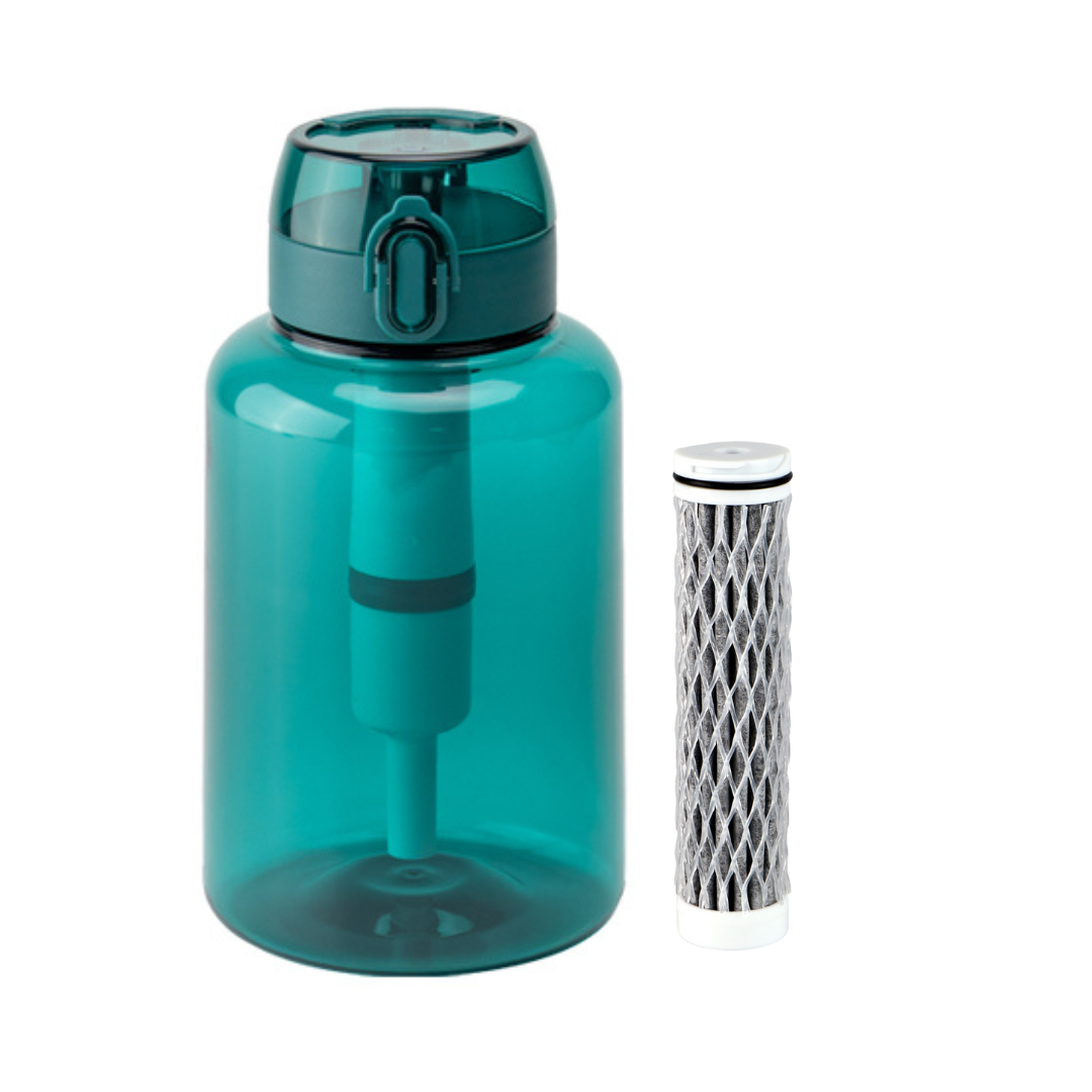 Pristine Flow 1.0|Water Filter Bottle|BPA & BPS Free|1000ml