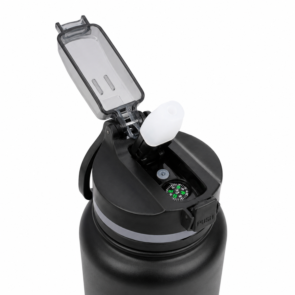 Pristine Flow 2.0|Stainless Steel Filtered Water Bottle|1000ml