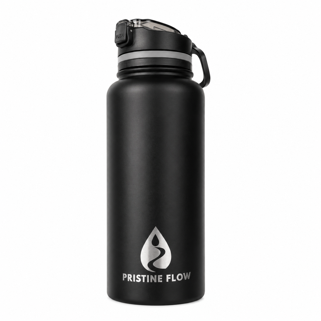 Pristine Flow 2.0|Stainless Steel Filtered Water Bottle|1000ml
