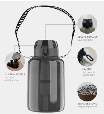 Pristine Flow 1.0|Water Filter Bottle|BPA & BPS Free|1000ml